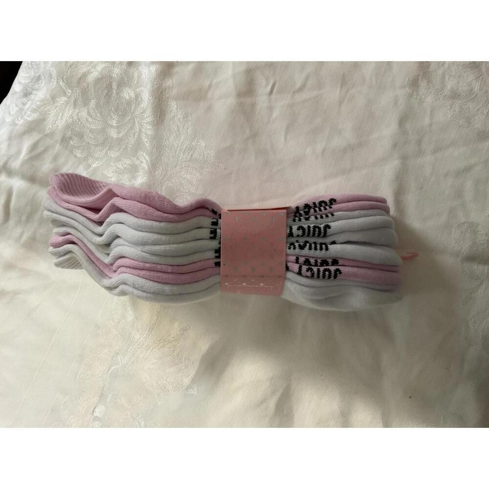 Juicy Couture shortie crew socks 5 Pairs pack - Picture 3 of 6
